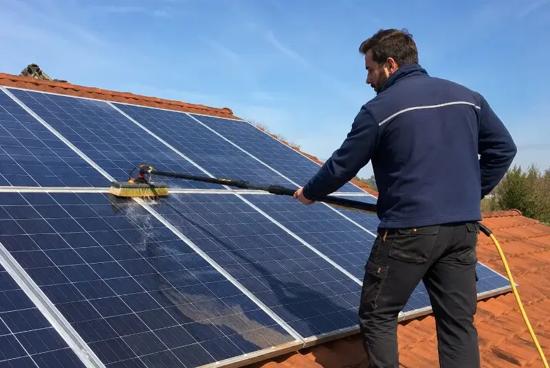 Nettoyage et entretien de panneaux solaires à Glénay